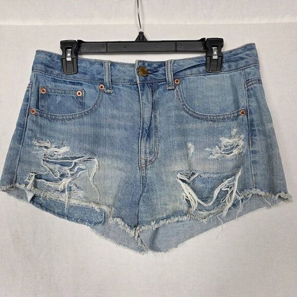 American Eagle Outfitters Pants - American Eagle Hi-Rise Festival Denim Shorts Women’s 8